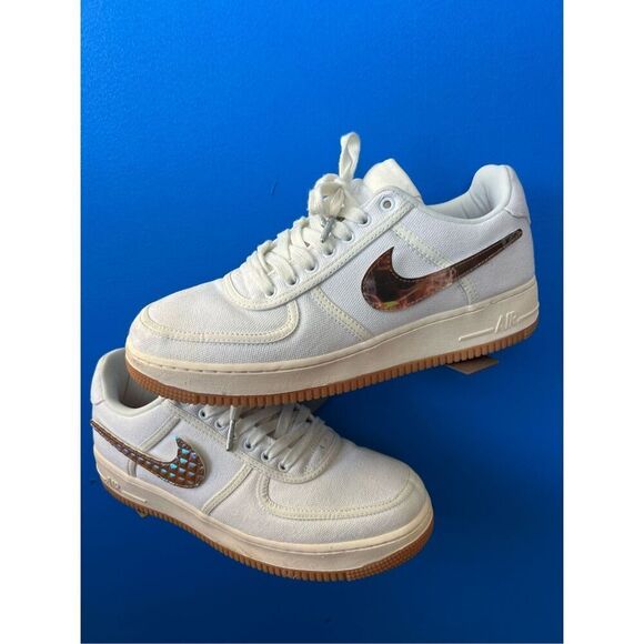 Nike Air Force 1 Travis Scott AQ4211 100 White US 10.5 - Picture 1 of 11